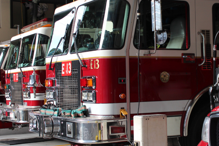 Fire Trucks After Diesel After-Treatment System (ATS) Cleaning for Fleet Vehicles